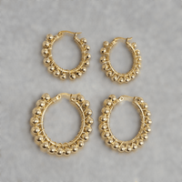 Liz Hoops Earrings - LPL Creations