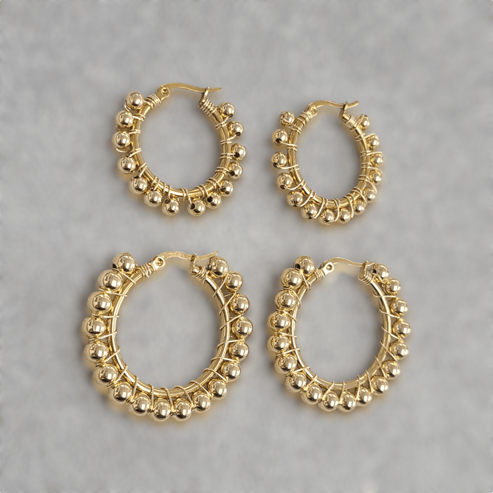 Liz Hoops Earrings - LPL Creations