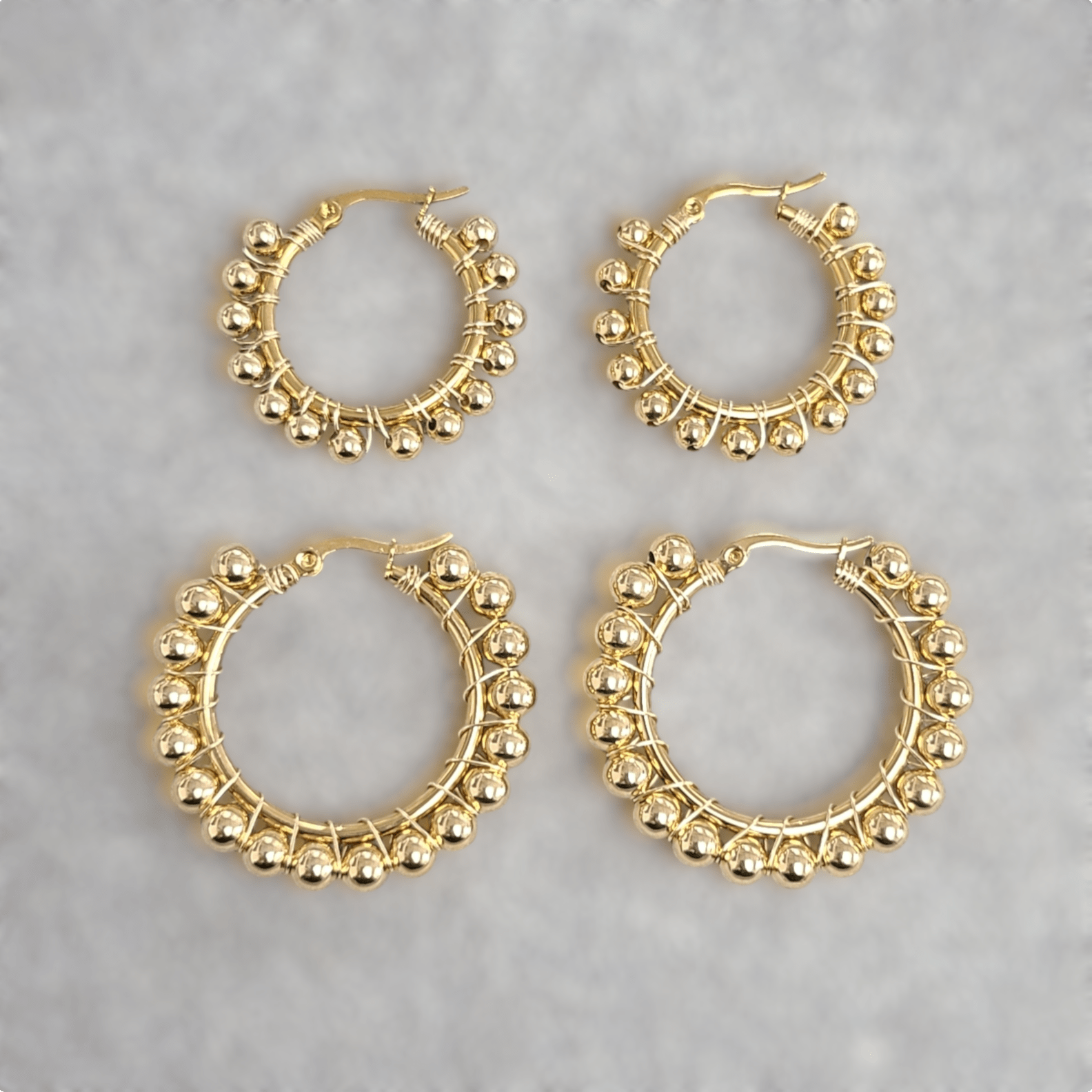 Liz Hoops Earrings - LPL Creations