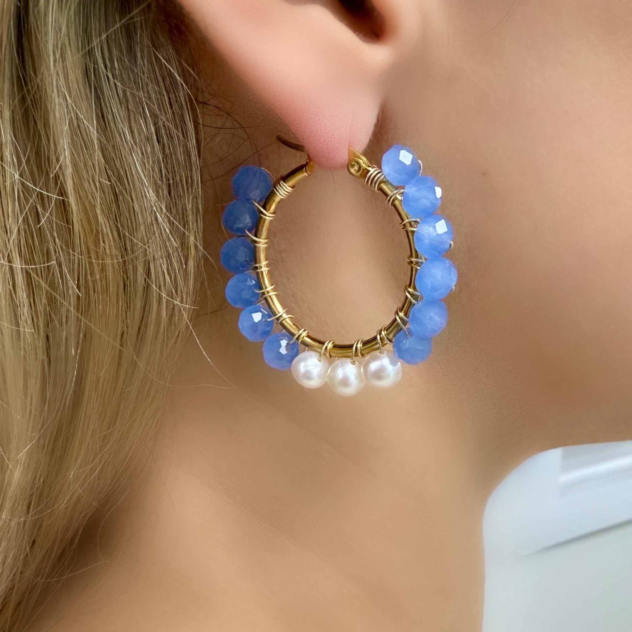 Milena Hoop Earrings - LPL Creations