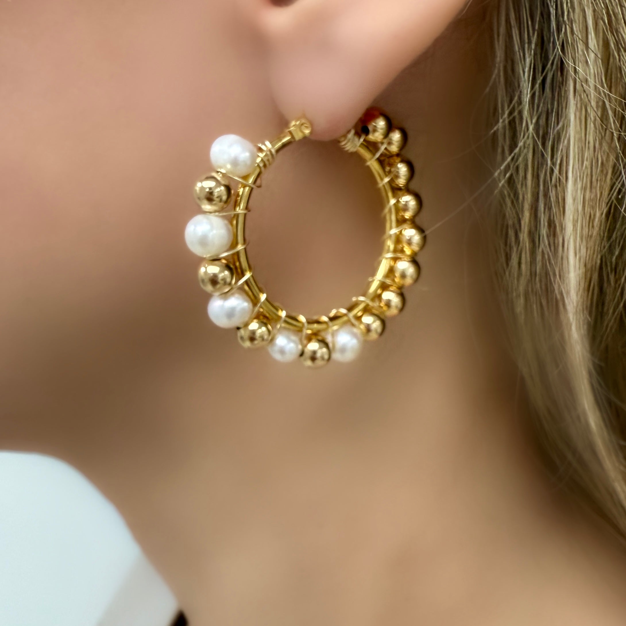 Claudia Hoops Earrings - LPL Creations