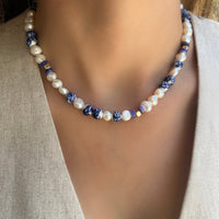 Porcelain Pearl Necklace - LPL Creations
