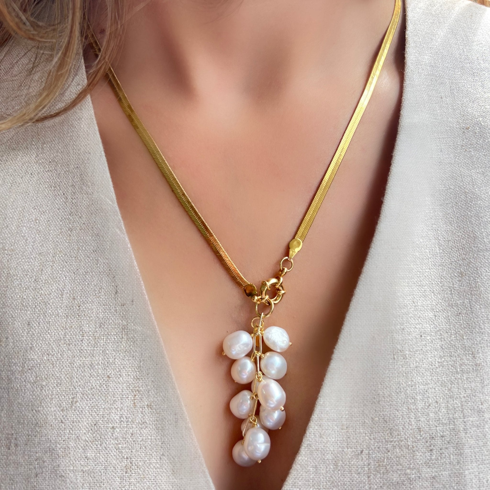 Waterfall Necklace - LPL Creations
