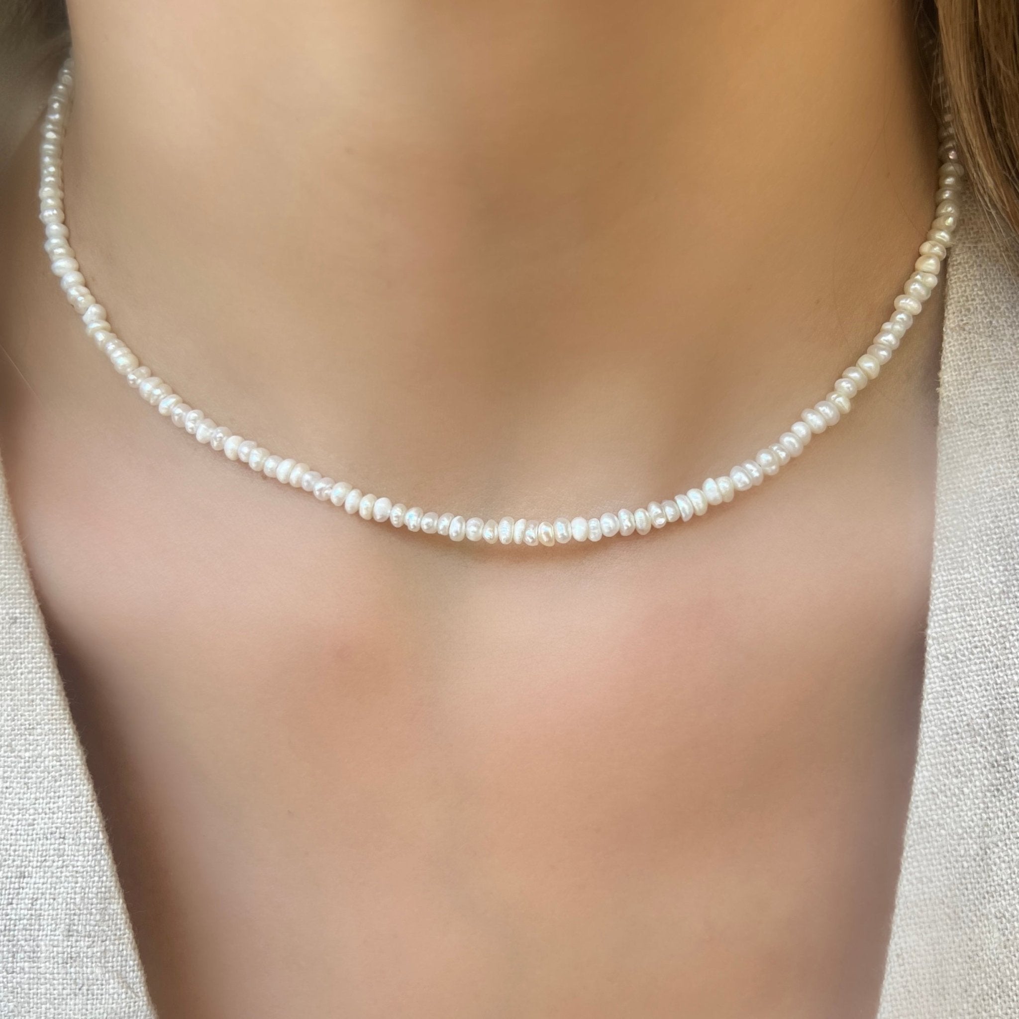 Mini Pearl Necklace - LPL Creations
