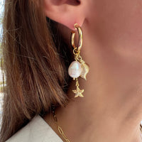 Seaside Hoop Earrings - LPL Creations
