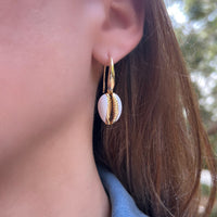 Enamel Seashell Earrings - LPL Creations