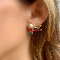 Hummingbird Stud Earrings - LPL Creations