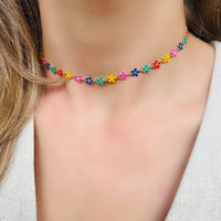 Vibrant Blooms Necklace - LPL Creations