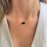Single Onyx Necklace - LPL Creations