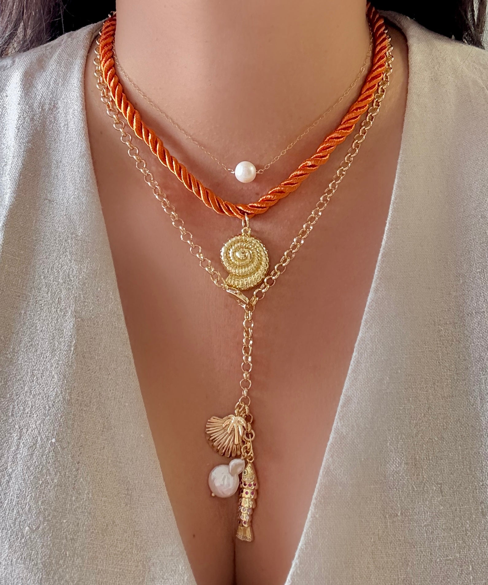 On Board Necklace - LPL Creations