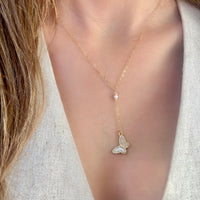 Butterfly & Pearl Necklace - LPL Creations