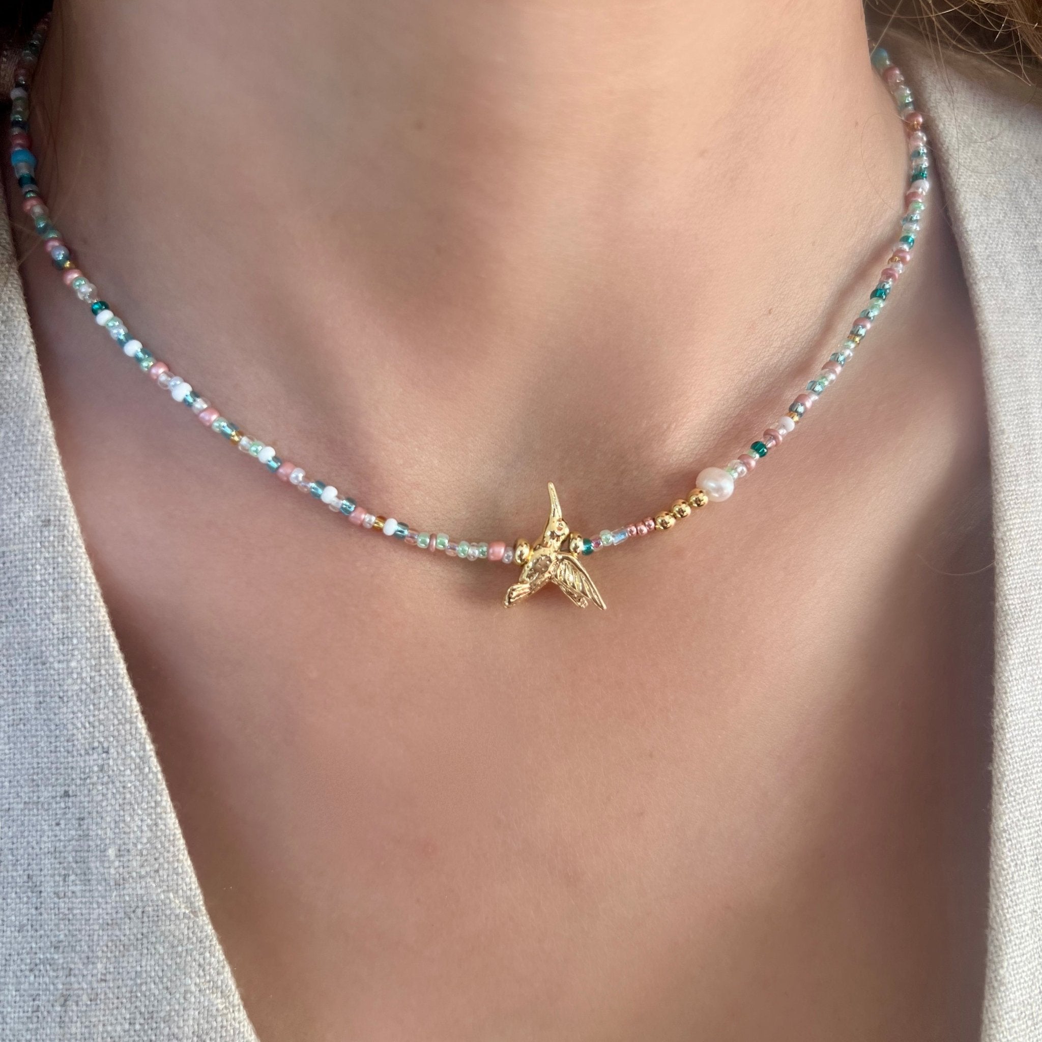 Hummingbird Necklace - LPL Creations