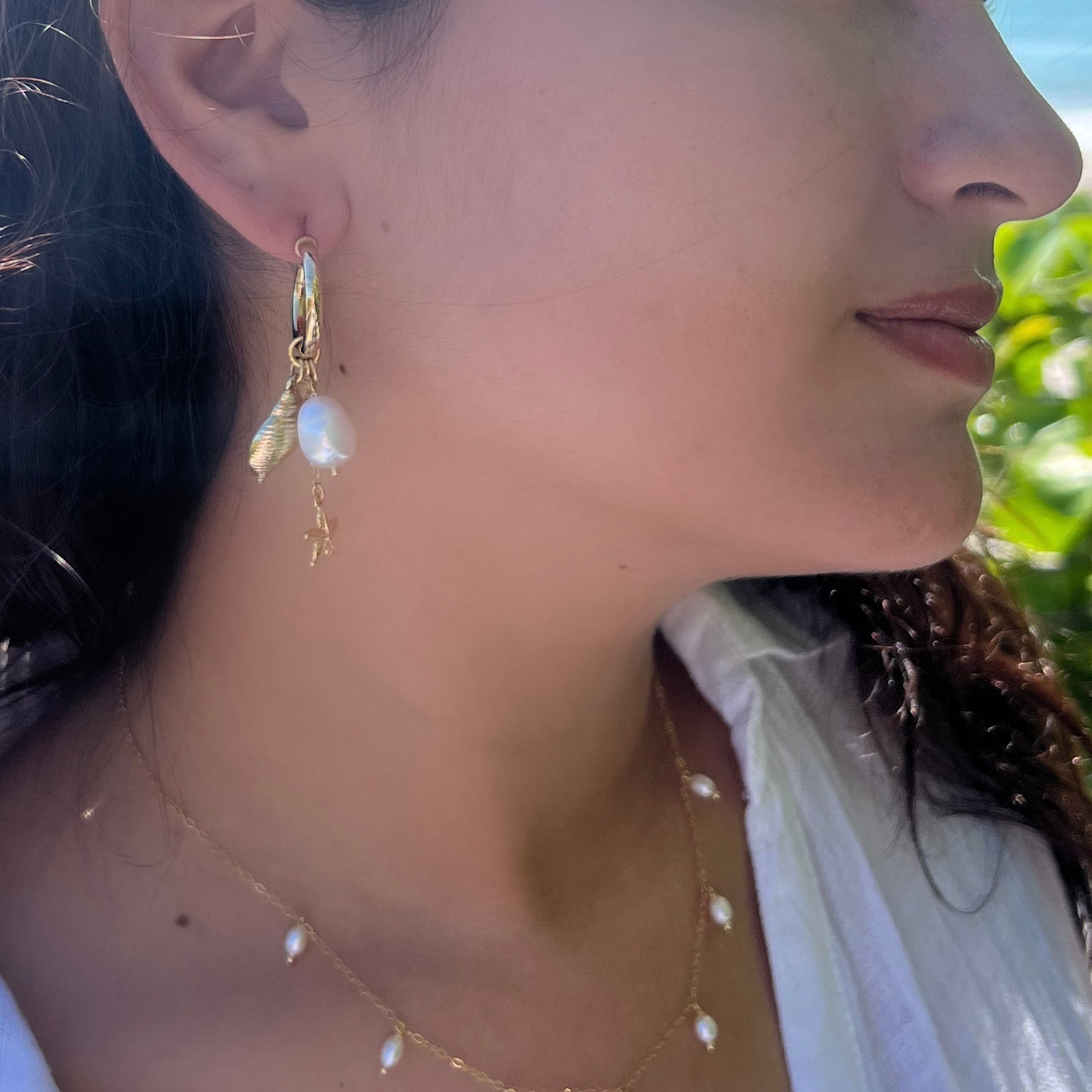 Seaside Hoop Earrings - LPL Creations
