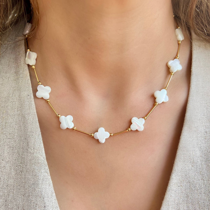 Rosie in Gold Necklace - LPL Creations