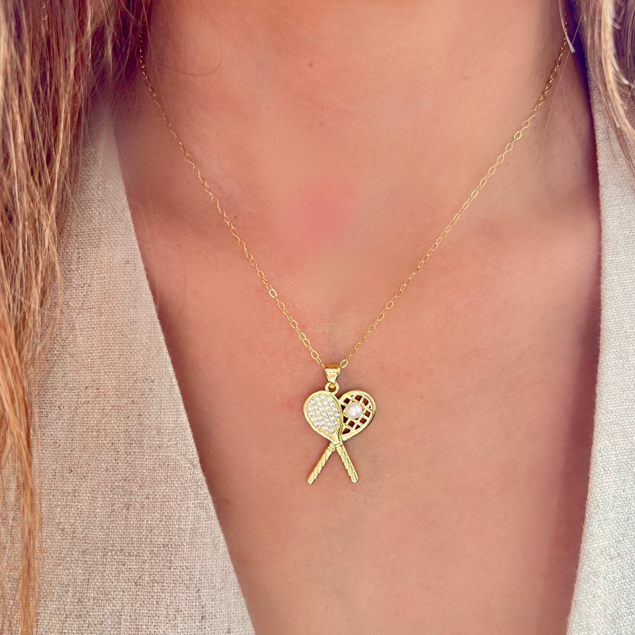 Tennis GF Necklace - LPL Creations