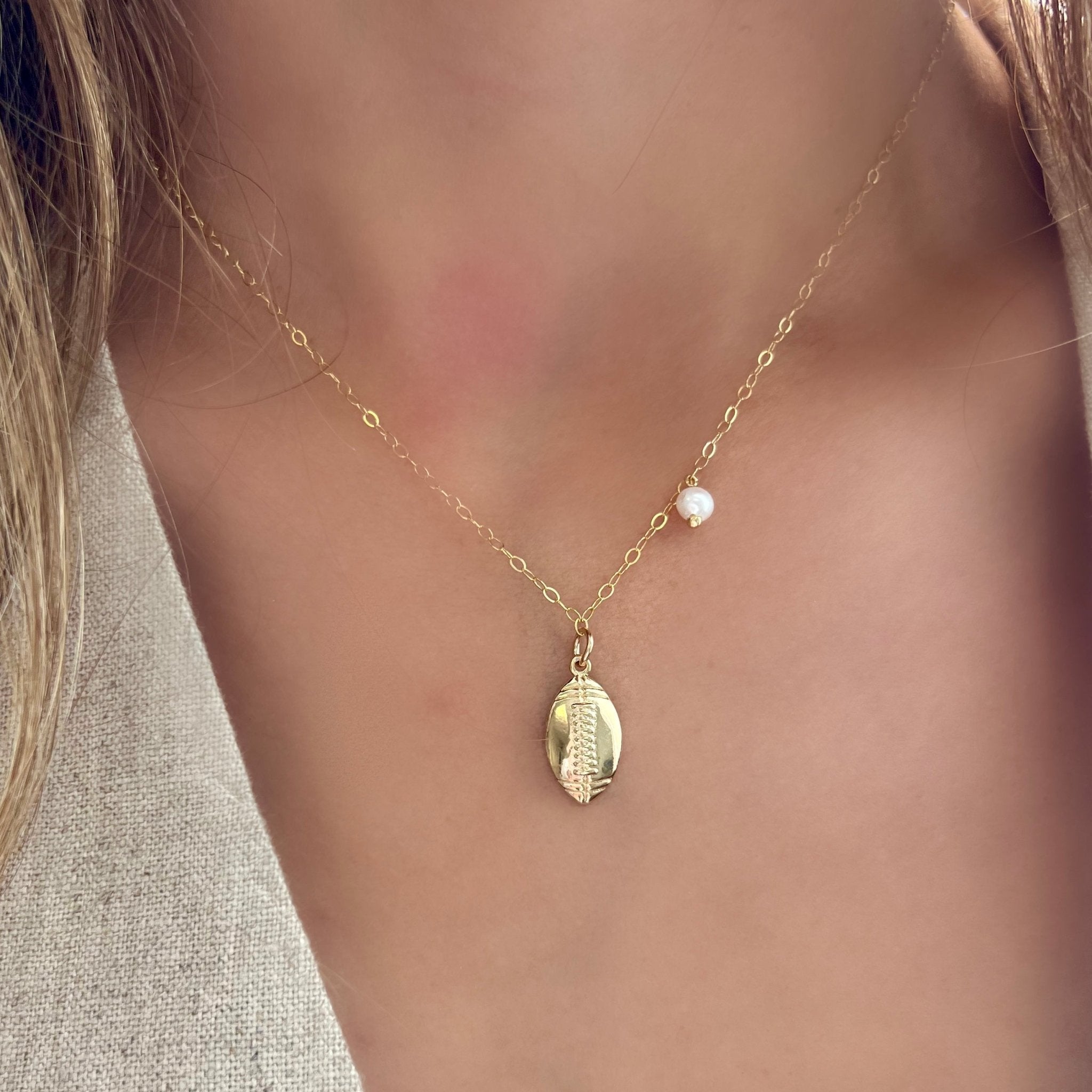 Football Necklace - LPL Creations