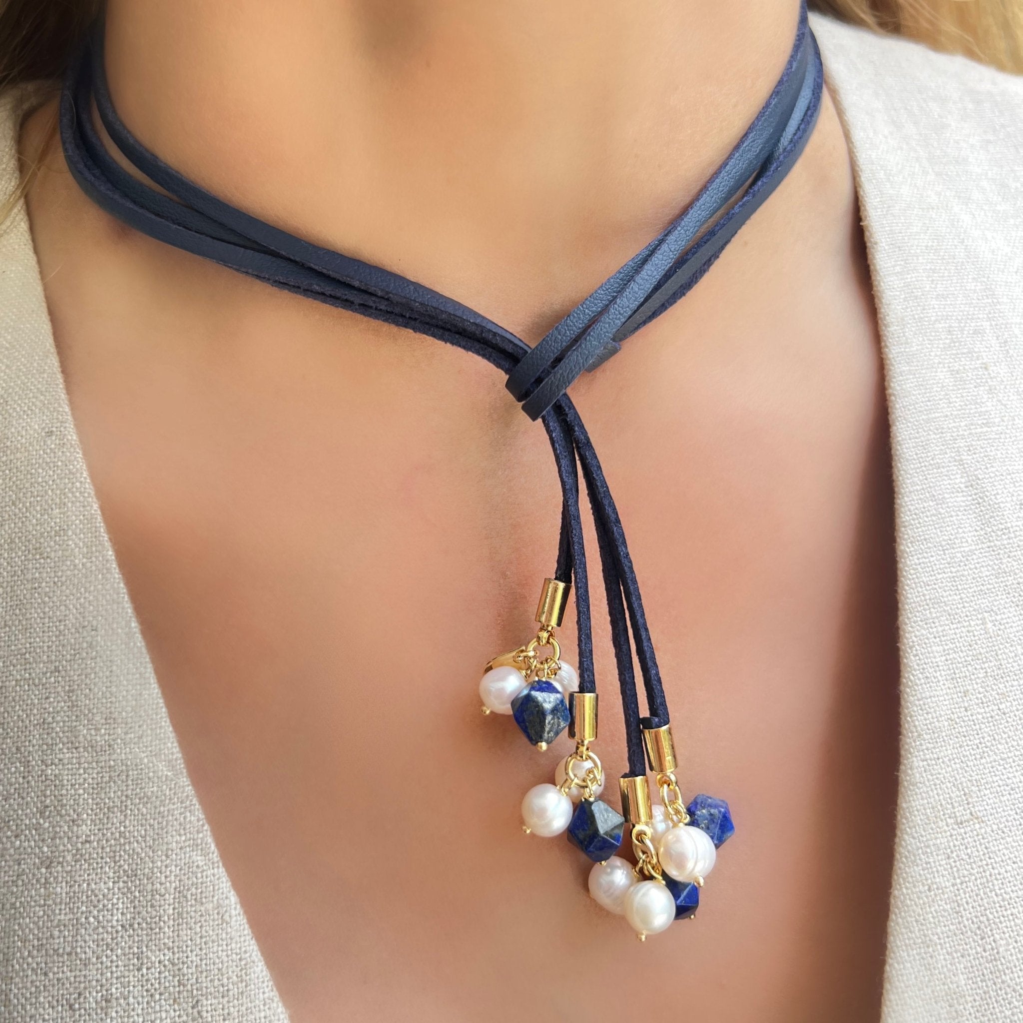 Go Back Leather Necklace / Bracelet - LPL Creations