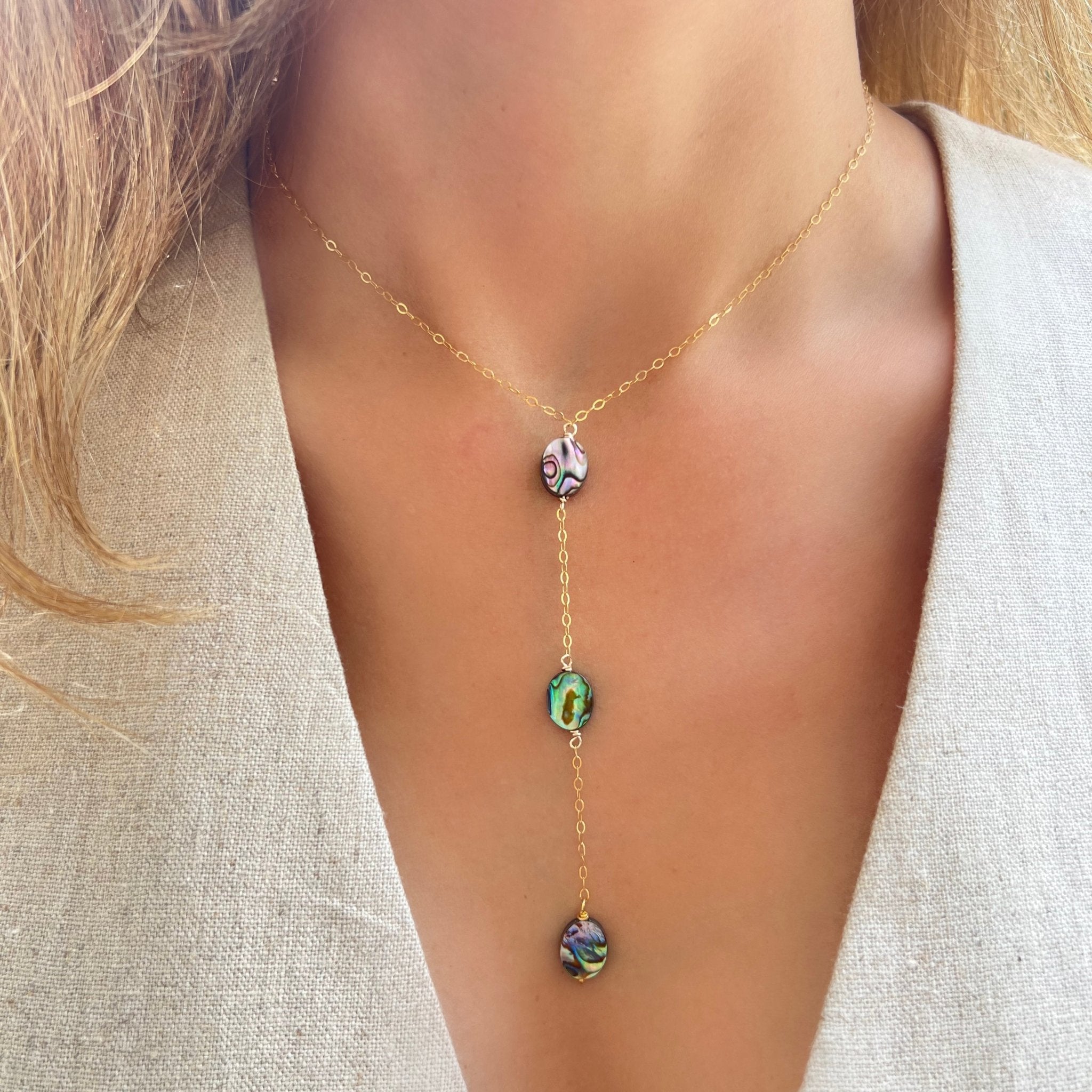Trio Abalone Shell Necklace - LPL Creations