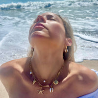Enamel Seashell Earrings - LPL Creations