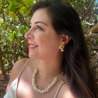 Shell on Shell Earrings - LPL Creations