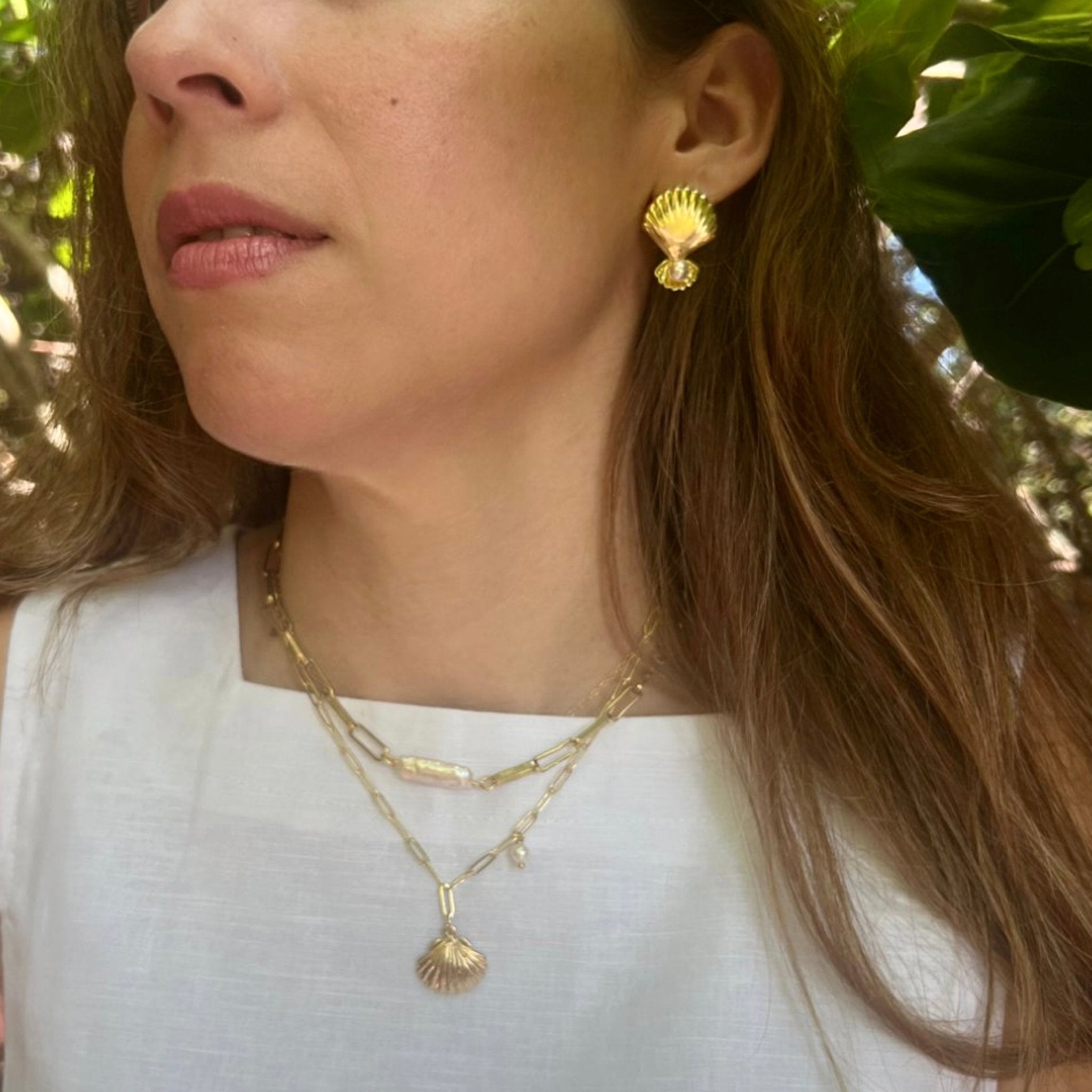 Oyster Necklace - LPL Creations