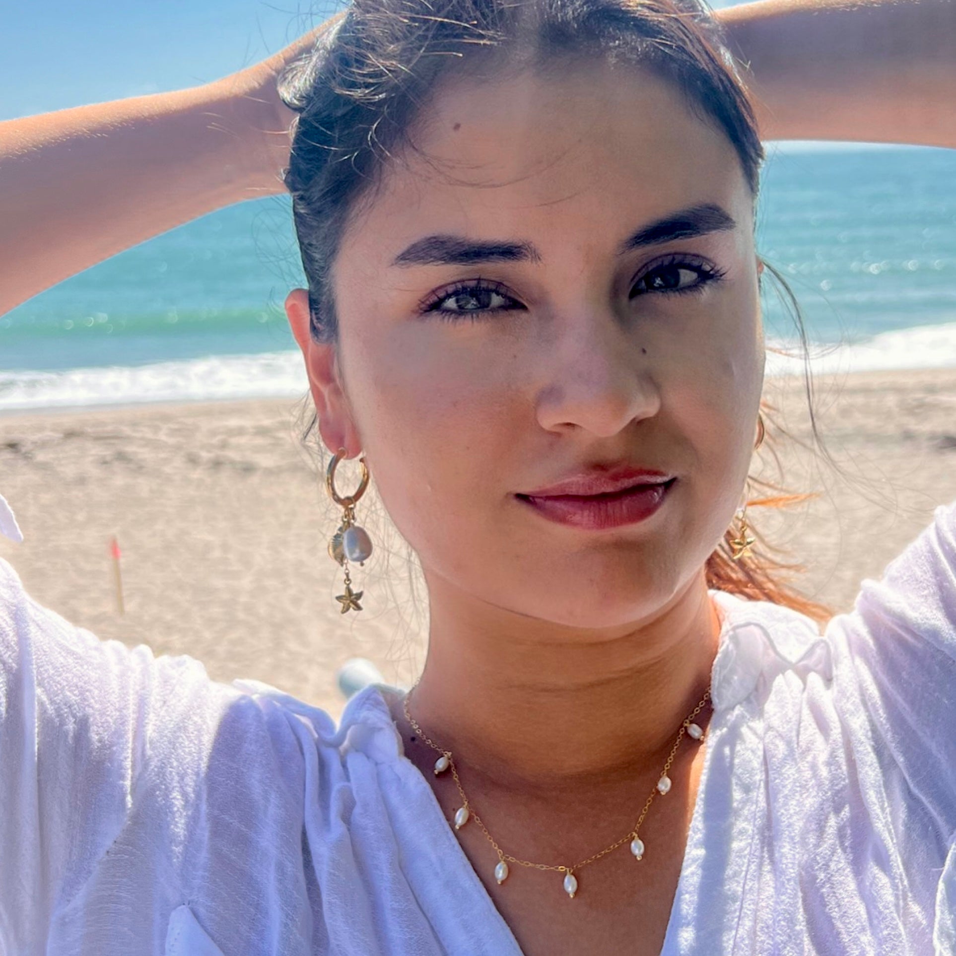 Seaside Hoop Earrings - LPL Creations