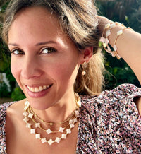 Rosie in Gold Necklace - LPL Creations