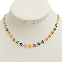 Vibrant Blooms Necklace - LPL Creations