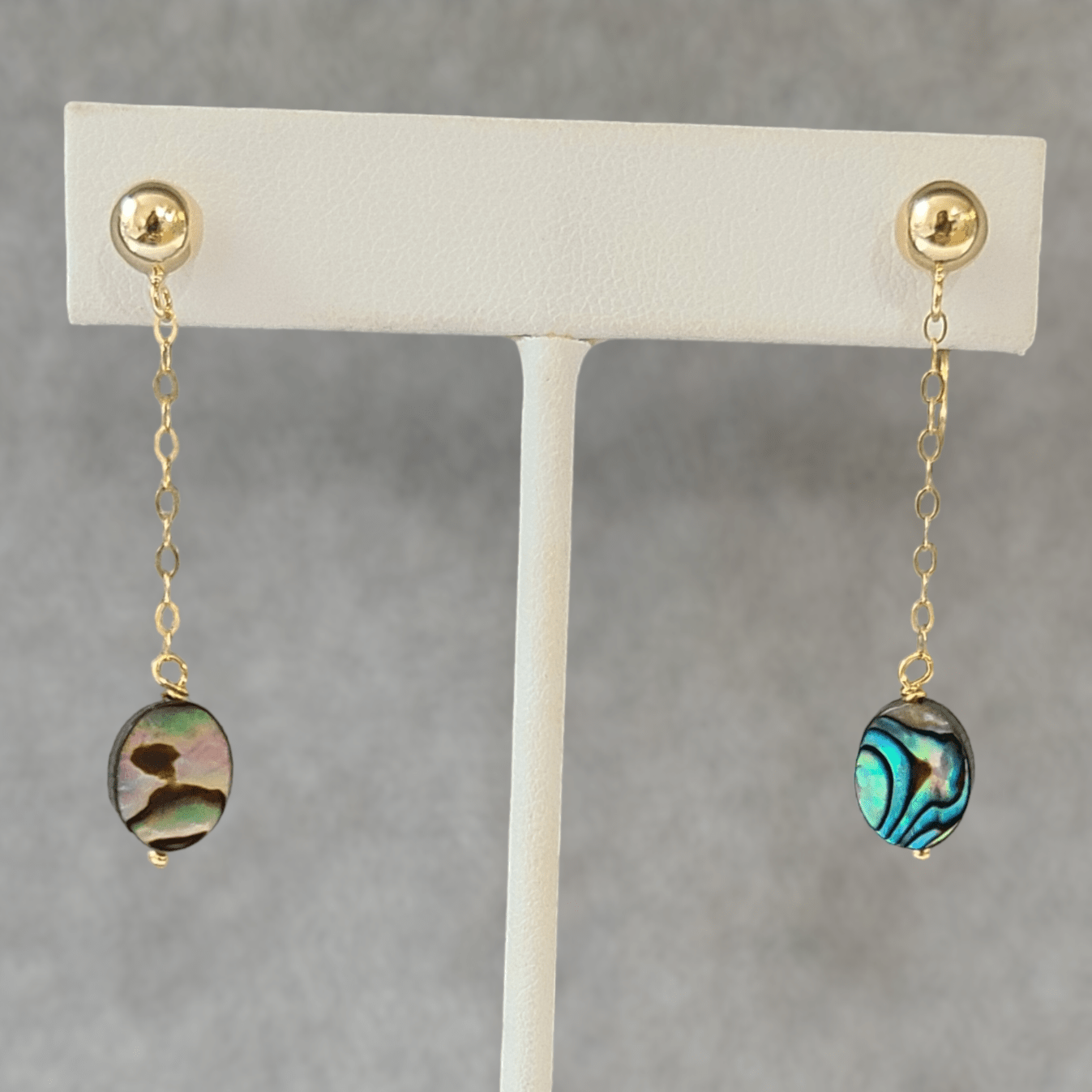 Abalone Shell Earrings - LPL Creations