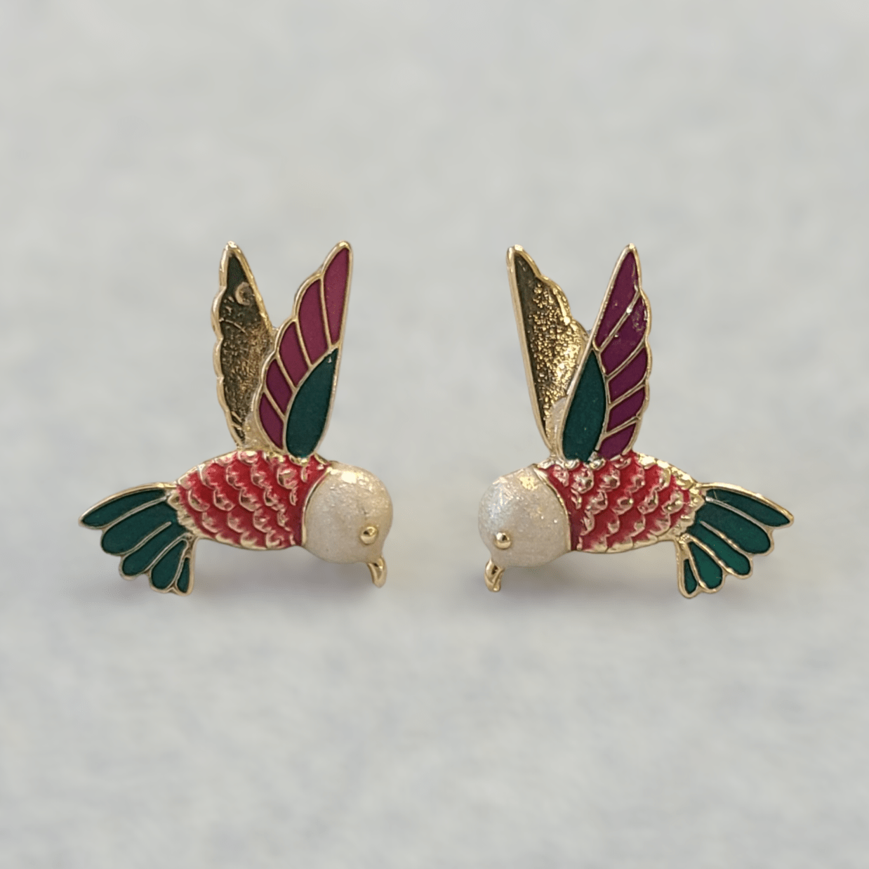 Hummingbird Stud Earrings - LPL Creations