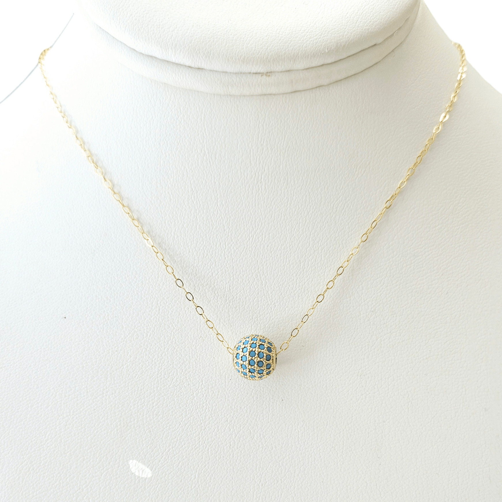 Vegas In Aqua Necklace - LPL Creations