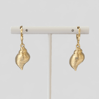 Seashell Mini Hoop Earrings - LPL Creations