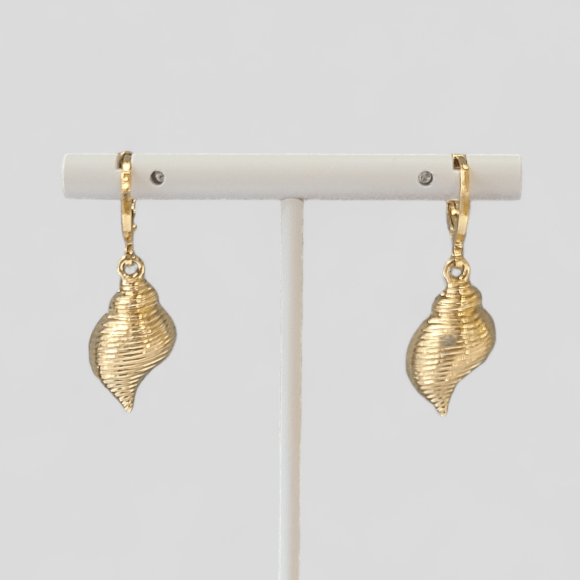 Seashell Mini Hoop Earrings - LPL Creations