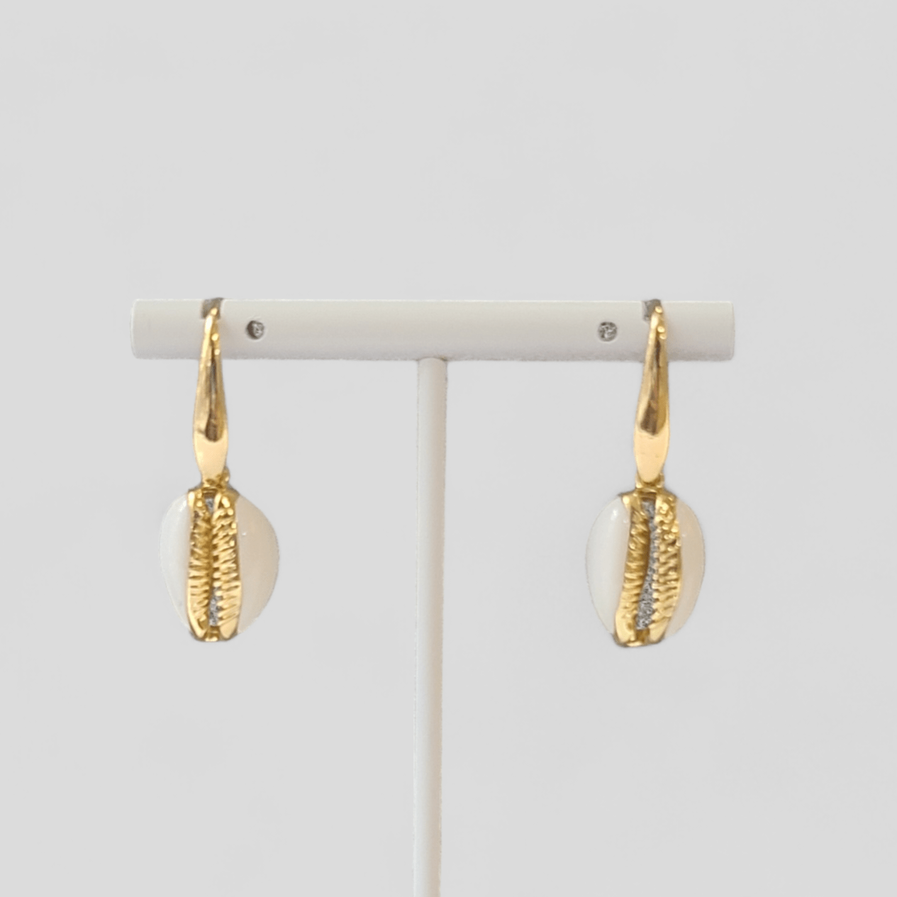 Enamel Seashell Earrings - LPL Creations