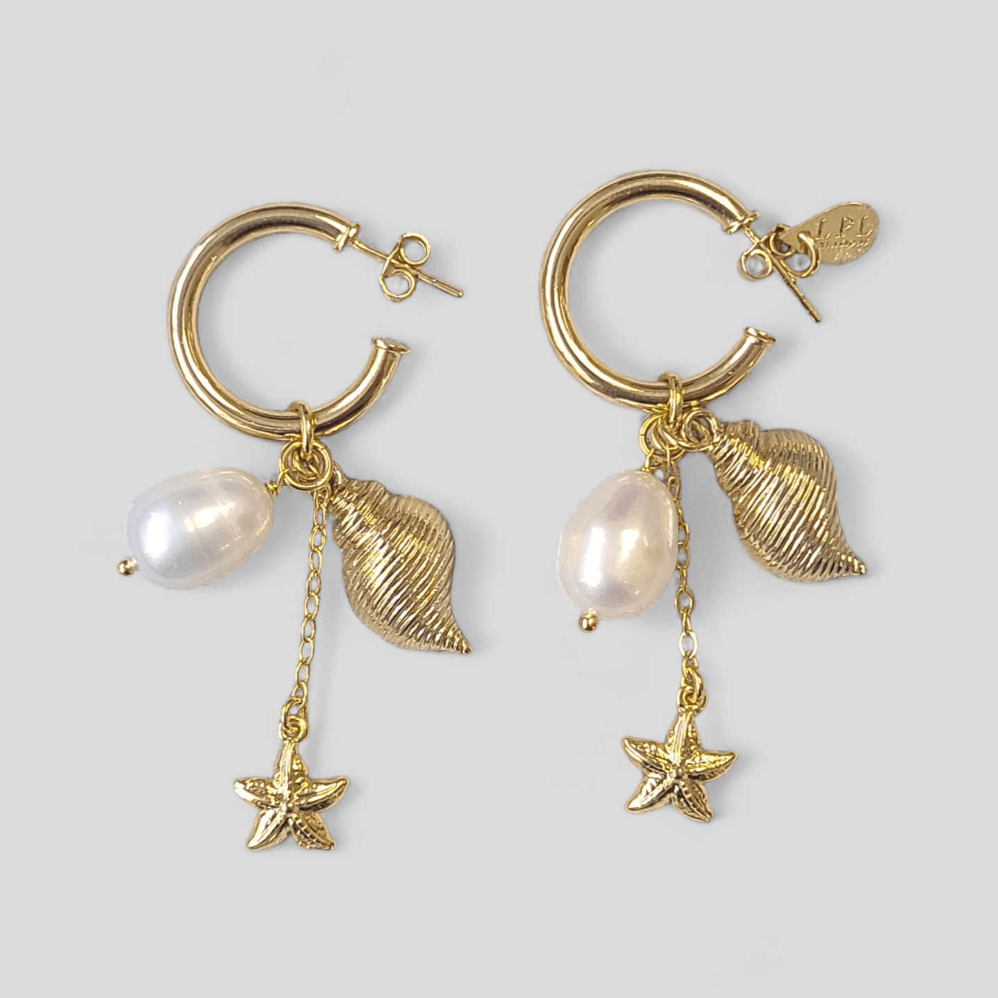 Seaside Hoop Earrings - LPL Creations