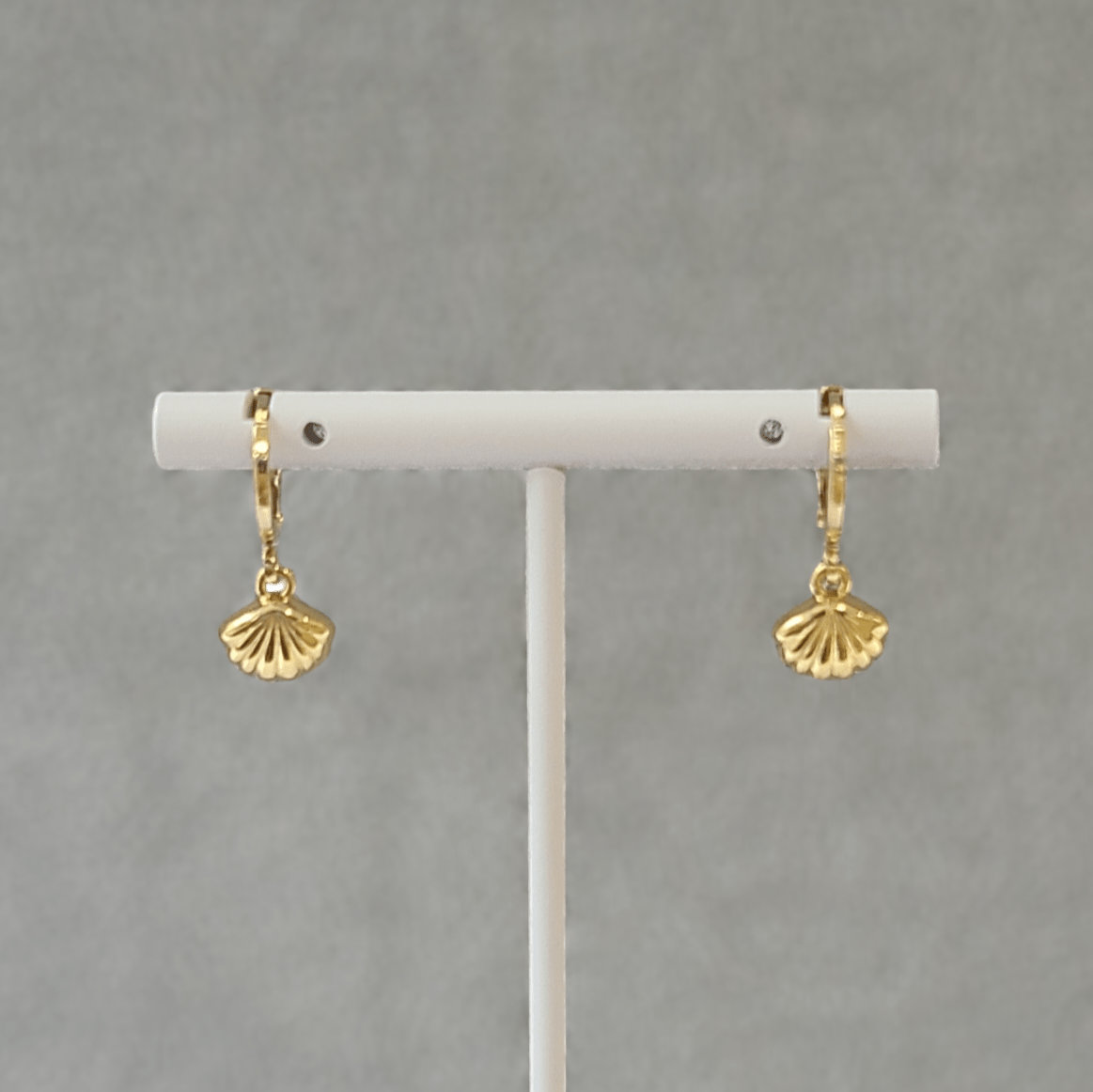 Oyster Mini Hoop Earrings - LPL Creations