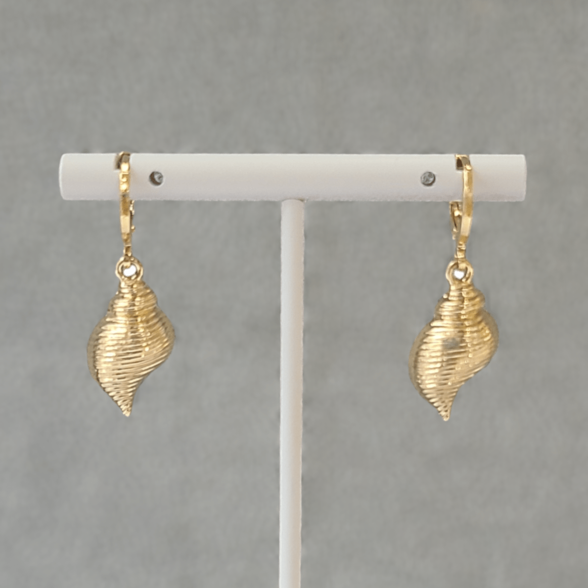 Seashell Mini Hoop Earrings - LPL Creations