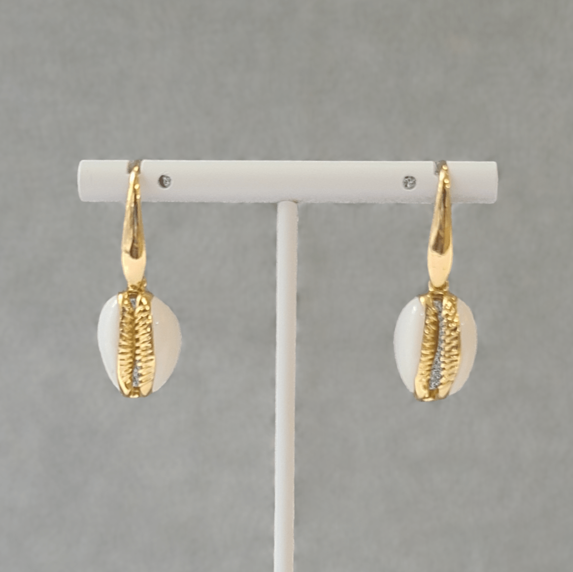 Enamel Seashell Earrings - LPL Creations
