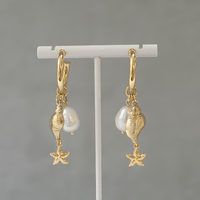 Seaside Hoop Earrings - LPL Creations