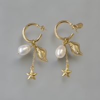 Seaside Hoop Earrings - LPL Creations
