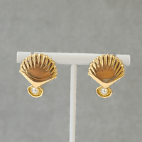 Shell on Shell Earrings - LPL Creations