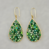 Drop Crystals Earrings - LPL Creations