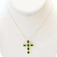 Sparkling Cross Necklace - LPL Creations