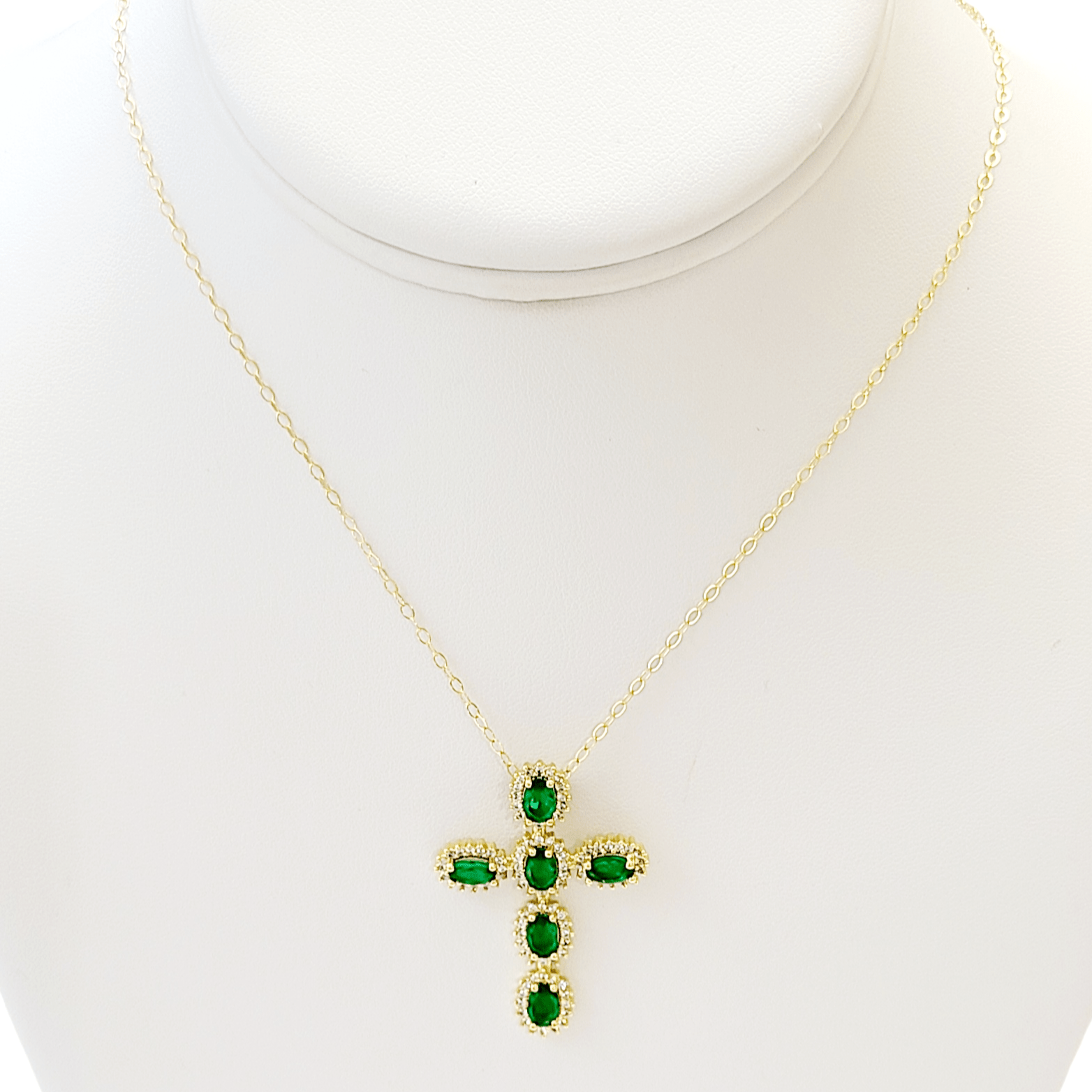 Sparkling Cross Necklace - LPL Creations