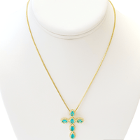 Sparkling Cross Necklace - LPL Creations