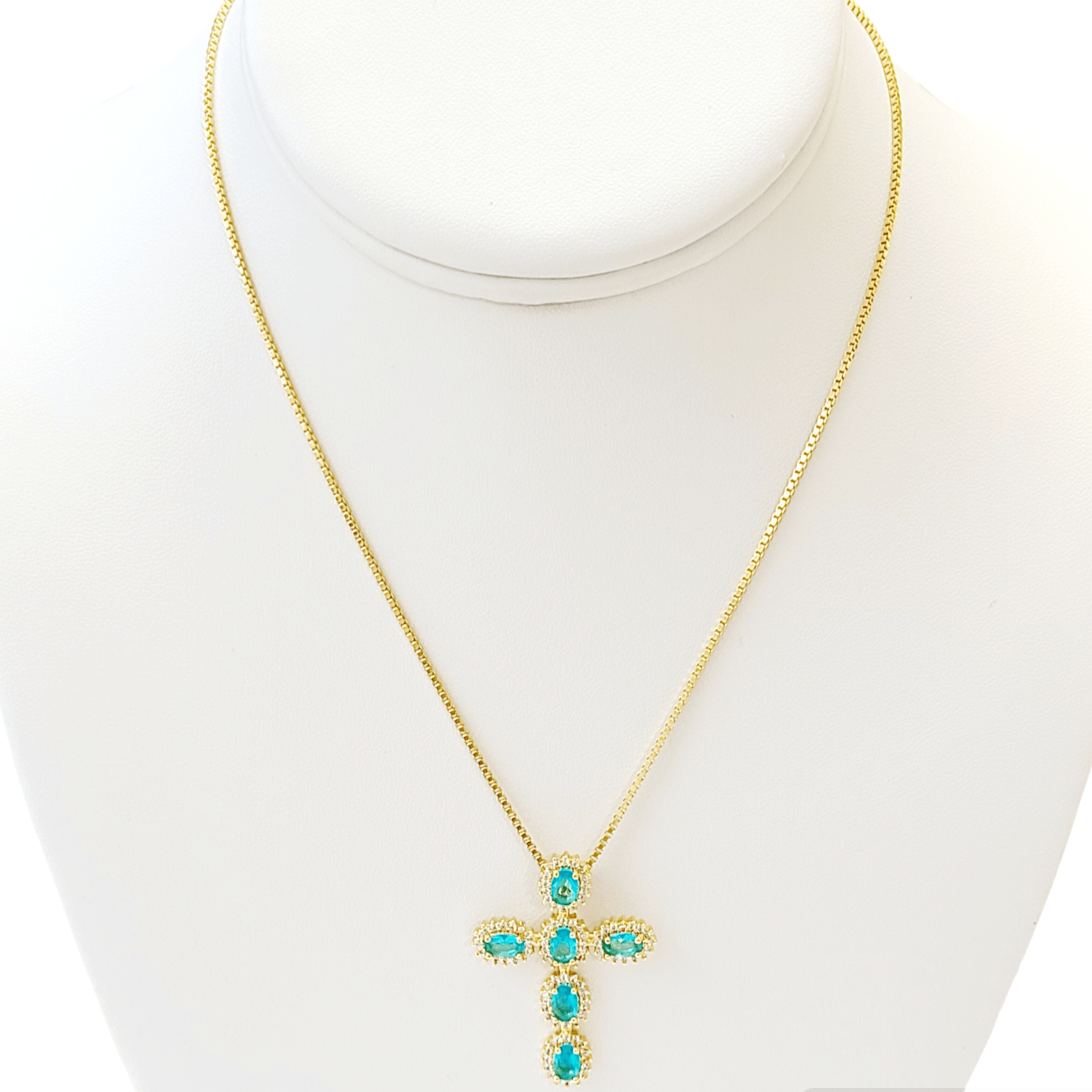 Sparkling Cross Necklace - LPL Creations