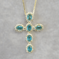 Sparkling Cross Necklace - LPL Creations