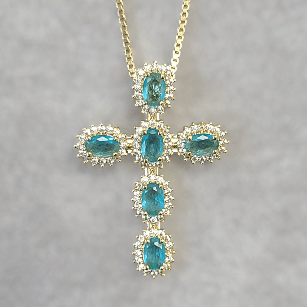Sparkling Cross Necklace - LPL Creations