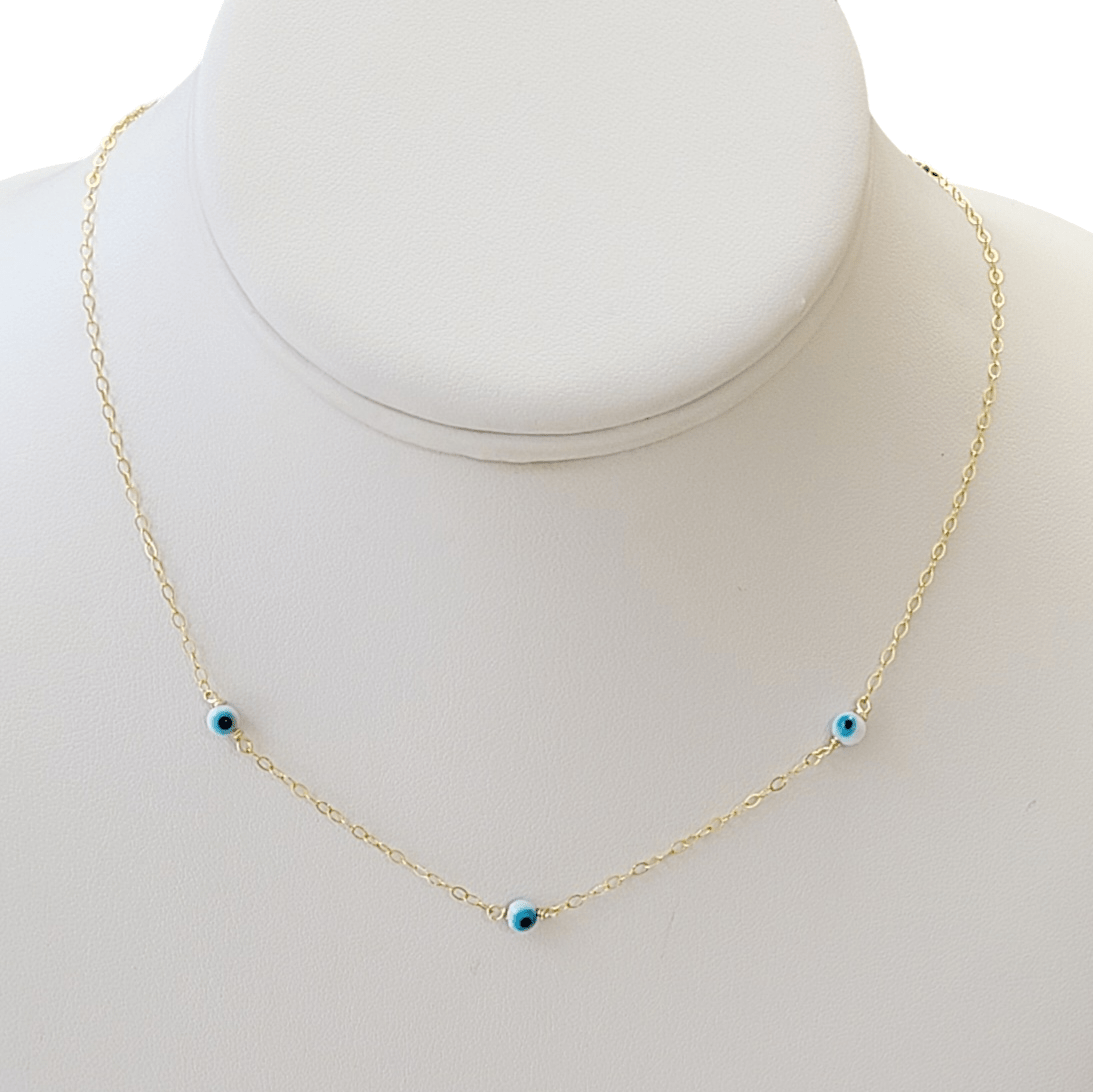 Mini Evil Eye Necklace - LPL Creations