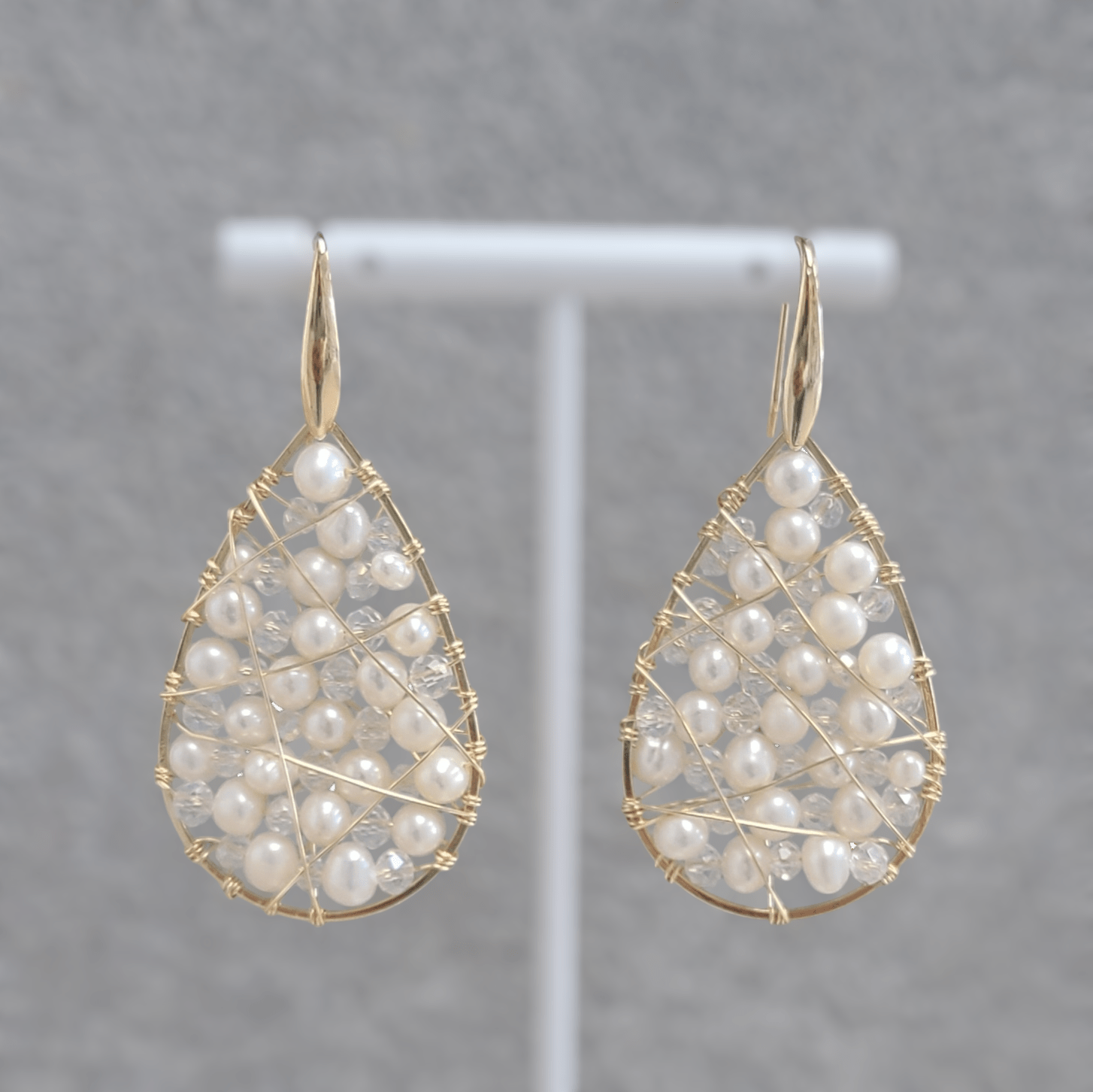 Drop Pearl Earrings - LPL Creations